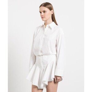 THE ATTICO Candice Mini Dress White